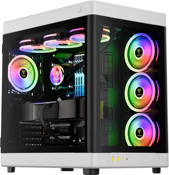 AMD Ryzen 7 7800X3D High-End Game PC – RTX 5080 – 32GB RAM – 2TB M.2 SSD – WIN11 PRO – Gamdias Neso P1 White