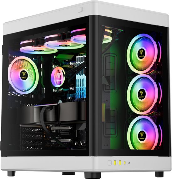 AMD Ryzen 7 7800X3D High-End Game PC - RTX 4080 Super - 32GB RAM - 2TB M.2 SSD - WIN11 PRO - Gamdias Neso P1 White