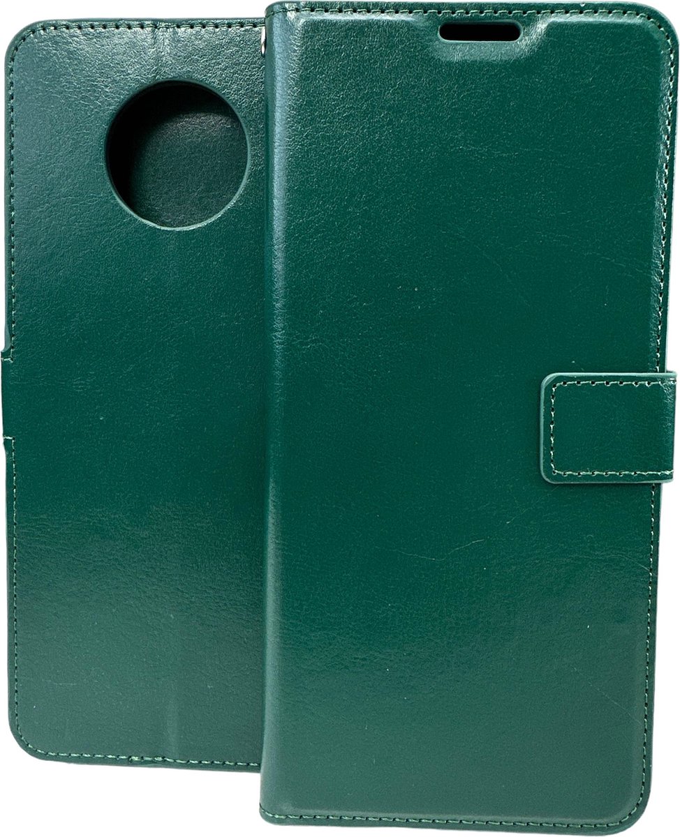 Bookcase Geschikt voor: Nokia G50 Groen - portemonnee hoesje - ZT Accessoires