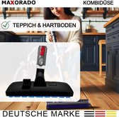 Maxorado Combimondstuk geschikt voor Hompany SmartVac 11 V15A - vloerzuigmond opzetstuk reserveonderdeel voor uw accu stofzuiger – borstel