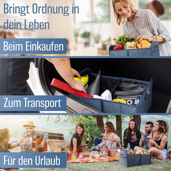 Zolytrax Auto Kofferraum Organizer für Opel Crossland X P17 I 2017-2023