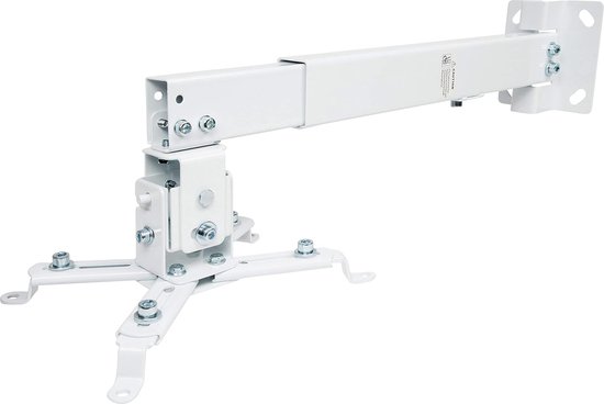 Projectorstandaard Projector-plafondbeugel 360 graden draaibare projectorbeugel van aluminiumlegering, lager 22 pond, geschikt for kantoor en thuis Projectorbeugel (Color : White Projectorstandaard Projector-plafondbeugel 360 graden draaibare projectorbeugel van aluminiumlegering, lager 22 pond, geschikt for kantoor en thuis Projectorbeugel (Color : White