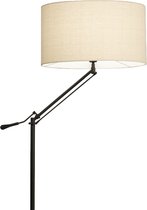 Lumidora Vloerlamp 31263 - JOYS - E27 - Zwart - Beige - Metaal