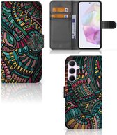 GSM Hoesje Geschikt voor Samsung Galaxy A35 Flip Case Aztec