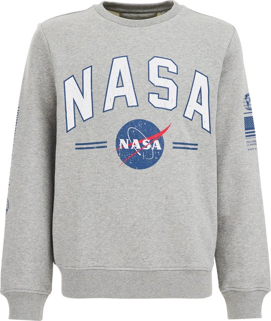 WE Fashion Jongens NASA® sweater met opdruk