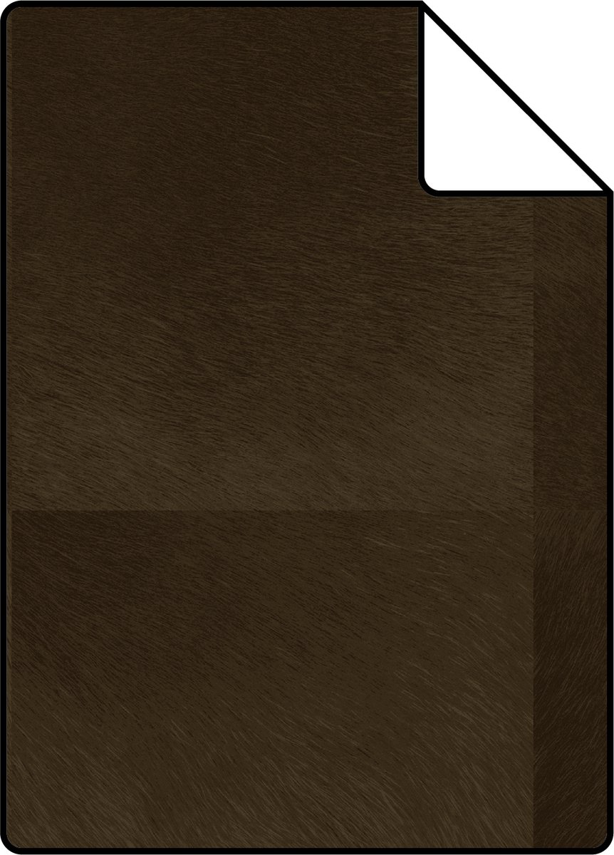Proefstaal Origin Wallcoverings behang dierenhuid motief roest bruin - 347798 - 26,5 x 21 cm