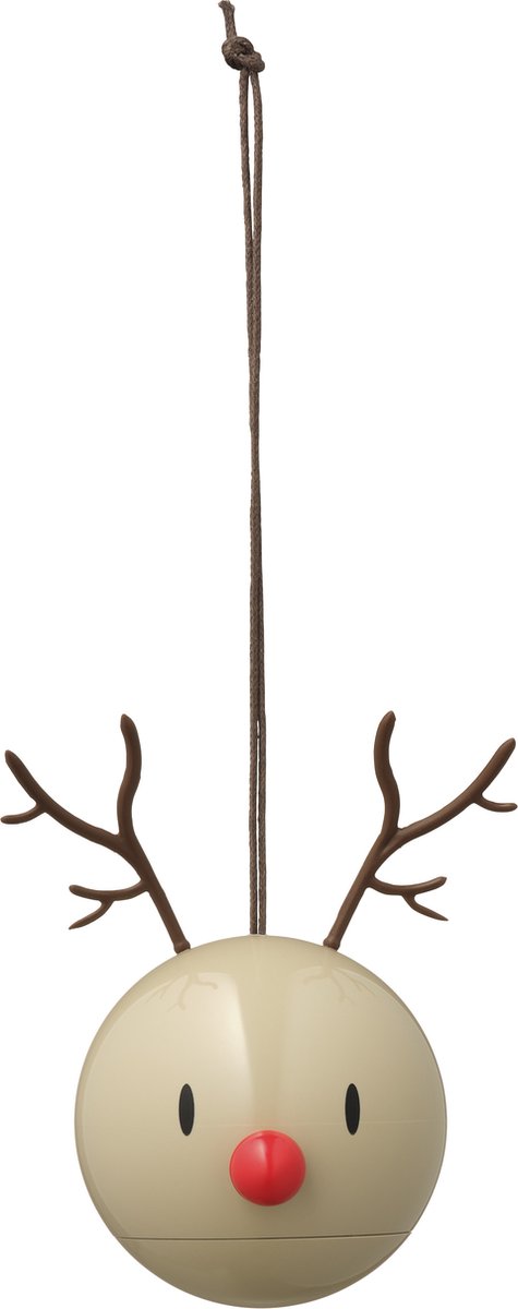 Hoptimist Rendier Kerstornament - 2 Stuks - Latte - Kerstboomversiering & Kerstdecoratie - Leuke Kerstversiering voor Boom, Woonkamer of Kantoor