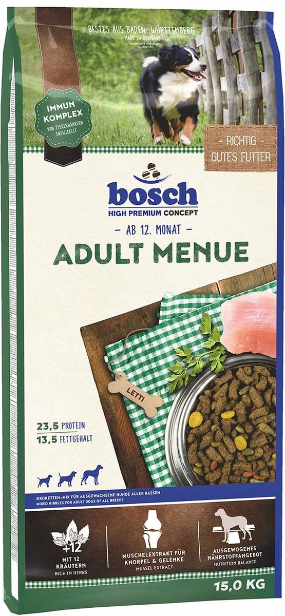 bosch HPC Adult Menue Droog Hondenvoer 15 kg