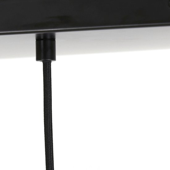 Suspension 10L 124x35x120 cm SUBAR noir mat + verre fumé