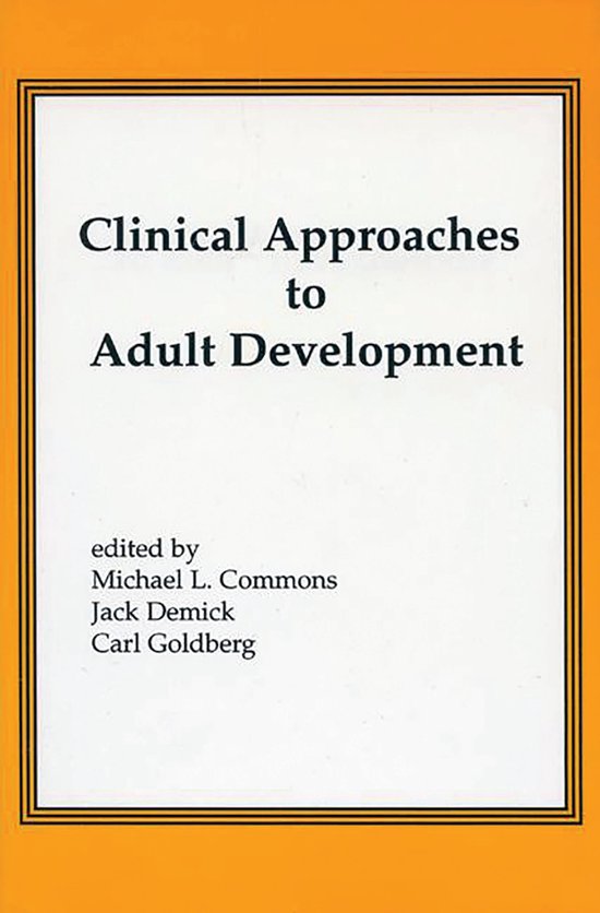 Clinical Approaches to Adult Development - cover