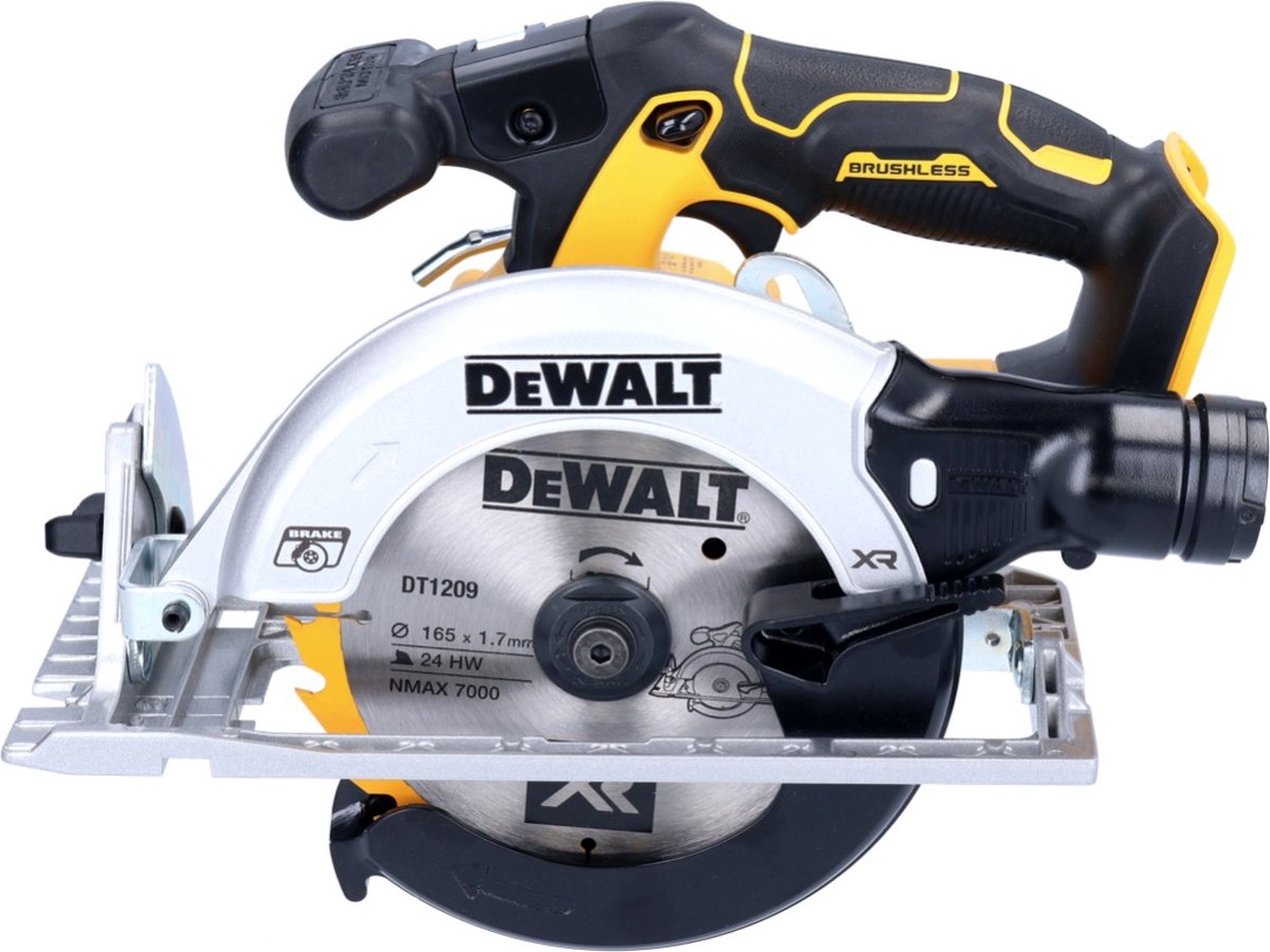 DeWALT DCS565N: 18V accu cirkelzaag 165mm met borstelloze motor thumbnail 6