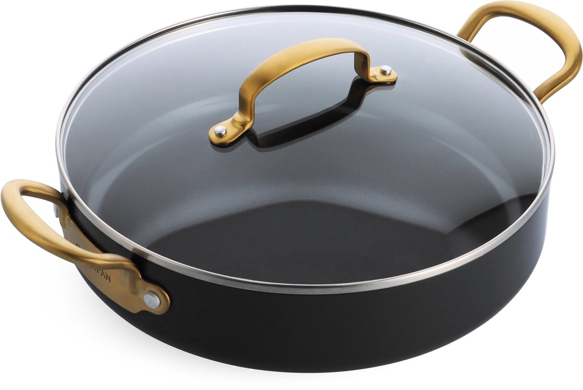 Greenpan Barcelona Limited Edition - hapjespan 30cm - 4.8l - 2 handgrepen - PFAS-vrij