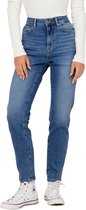 Only Jeans Onlemily Stretch Hw St Ak Dnm Cro57 15283925 Medium Blue Denim Dames Maat - W25 X L32