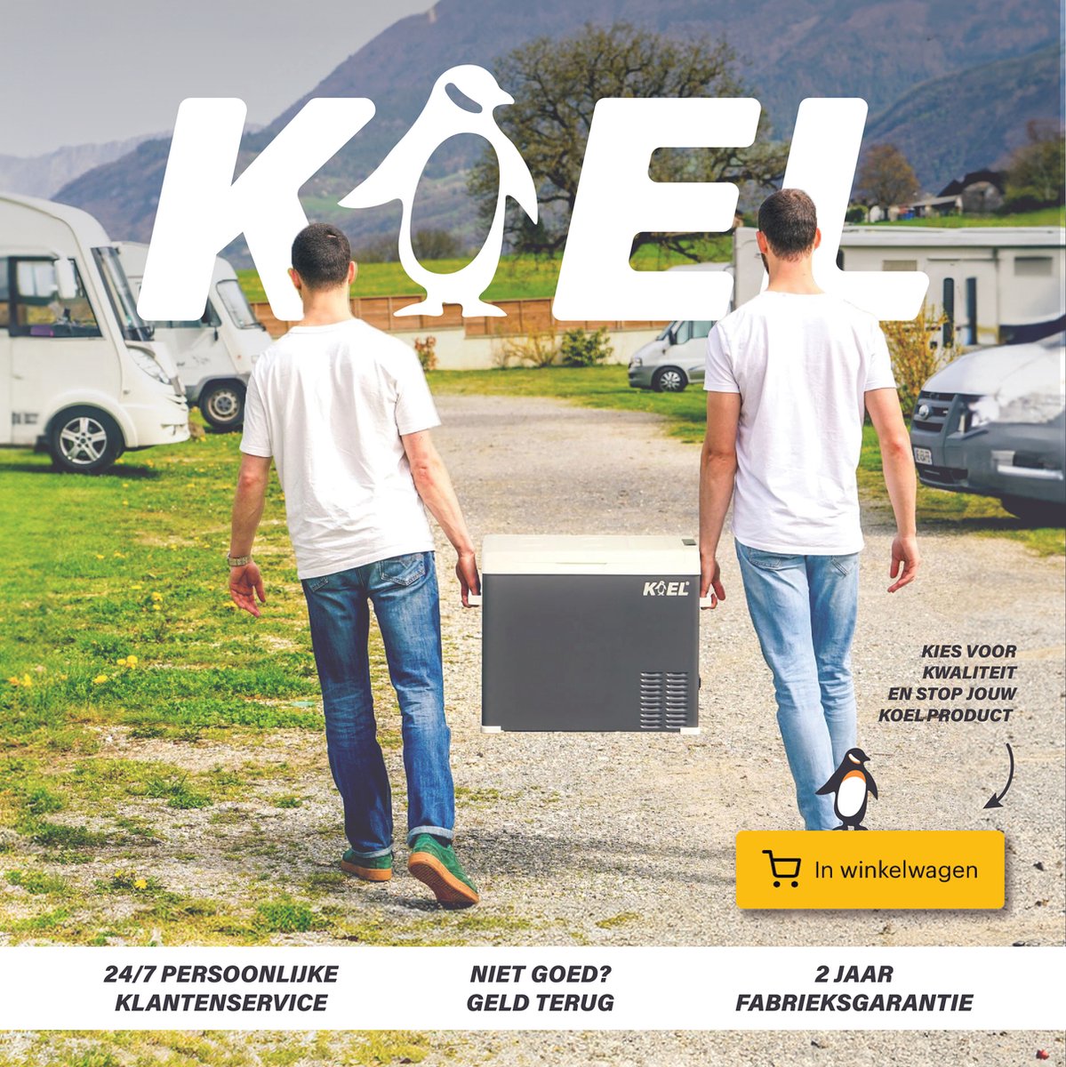 KOEL Crate Dual 30L - Elektrische Compressor Koelbox met App-bediening - 12V Auto Accu en 220V/230 Volt - Dual Zone Frigobox voor Camping - Koelkast & Vriezer tot -20°C – foto 4