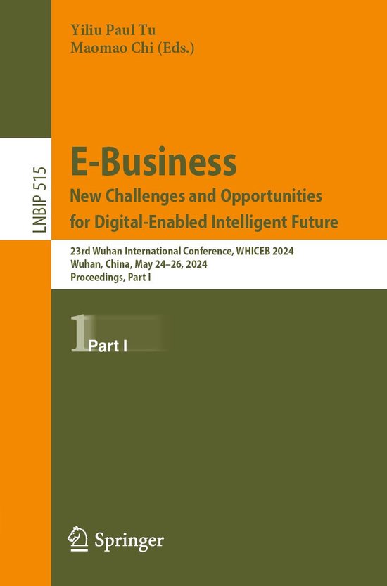 Springer Nature Proceedings Computer Science 1 - E-Business. ... - cover