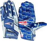 Wilson Adult NFL Stretch Fit Gloves Team New England Patriot
