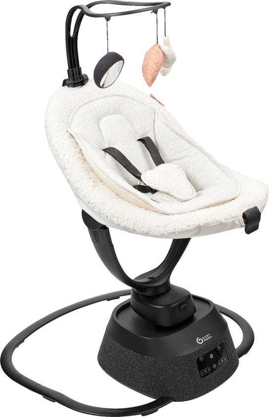 Babymoov Swoon Evolution Teddy Curl White Babyschommel A055020 van Babymoov — afbeelding 2