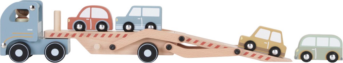 Little Dutch Houten Truck Transportwagen FSC — afbeelding 5