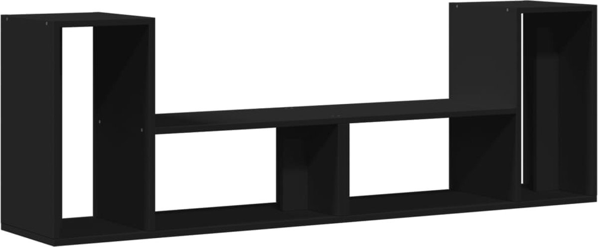 vidaXL - Tv-meubelen - 2 - st - 75x30x50 - cm - bewerkt - hout - zwart