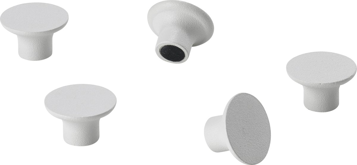 Zone A-Collection magneten set van 5 soft grey