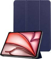 Hoesje Geschikt voor iPad Air 2024 (11 inch) Hoesje Case Hard Cover Hoes Book Case - Donkerblauw