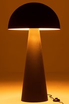 J-Line staanlamp Paddenstoel - metaal - zwart - etra large