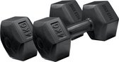 Iron Gym Dumbbell Set 2x 4 kg grote robuuste Dumbbells Gietijzer- Fitness accessoire