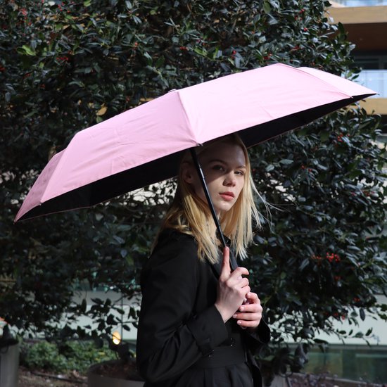 Biggdesign Moods Up Roze Volautomatische UV-paraplu