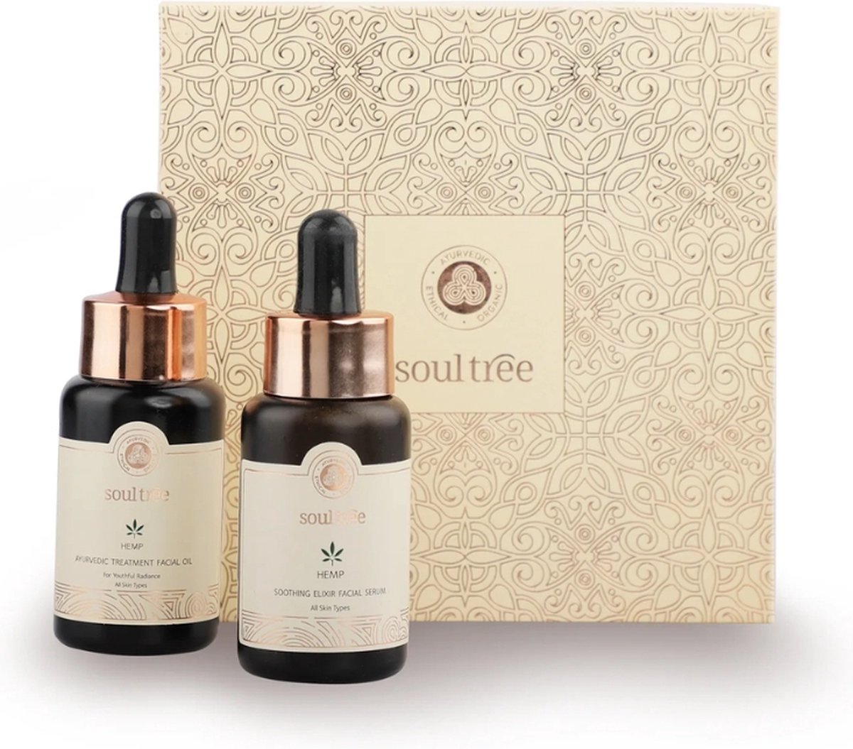 Goedkoopste Hemp Verhelderende Gezichts Essentials Set SoulTree