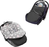 Luxiba - Voetenzak voor baby's, wikkeldeken voor de winter, geschikt voor kinderwagen, babybed, autostoel, buggy