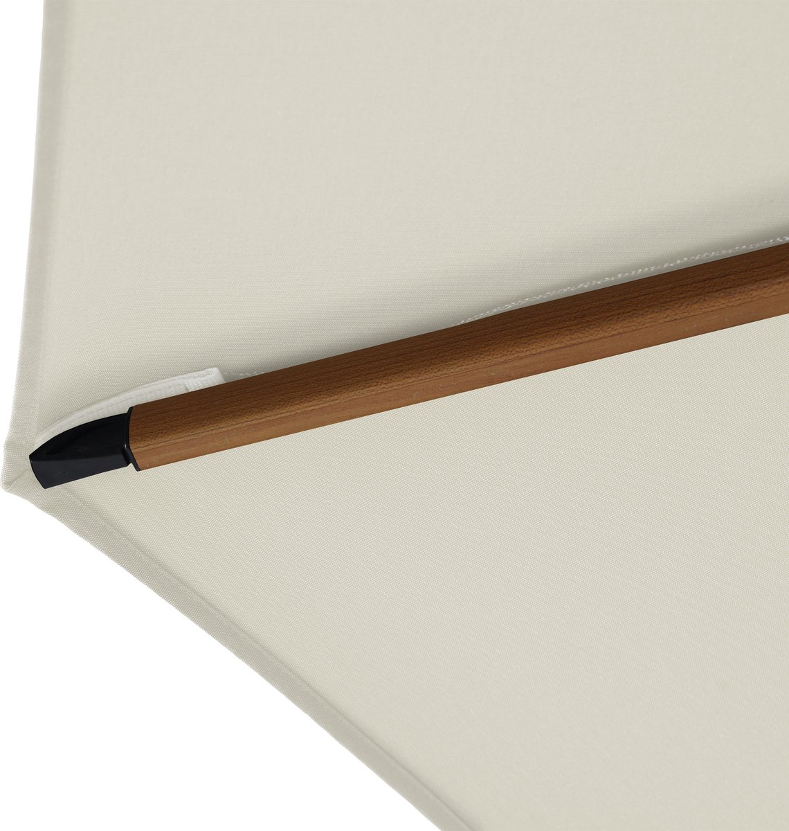 AXI Cyrus Premium Zweefparasol Ø 300cm Houtlook/beige incl. Hoes – Gepoedercoat aluminium frame met kruisvoet – 360° Draaibaar - Kantelbaar – UV werend doek – foto 4