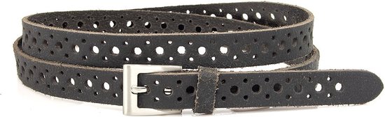 Dames riem wit crackle 2 breed - Wit - Casual - Echt - Taille: - Totale riem: