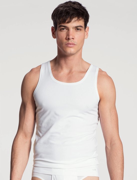 CALIDA-Cotton Code-Mannen-Shirt-Wit-Maat-Niet van toepassing