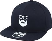 Hatstore- Logo Black Fitted - Bearded Man Cap