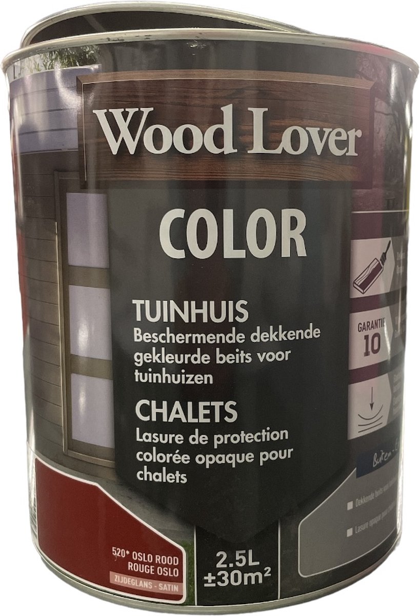 Woodlover Color - 2.5L - Oslo Red