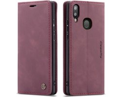 CaseMe Book Case - Geschikt voor Samsung Galaxy A40 Hoesje - Bordeaux