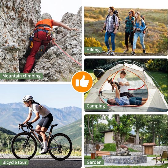 Tent van de professionele serie voor 2 personen, waterdicht, ultralicht, 3-4 seizoenen, 2, 1 stuks, met klein pakket, campingtent voor bergbeklimmen, fietstochten, trekking, outdoor — afbeelding 5