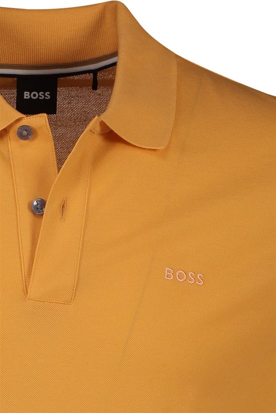 Hugo Boss poloshirt korte mouw oranje