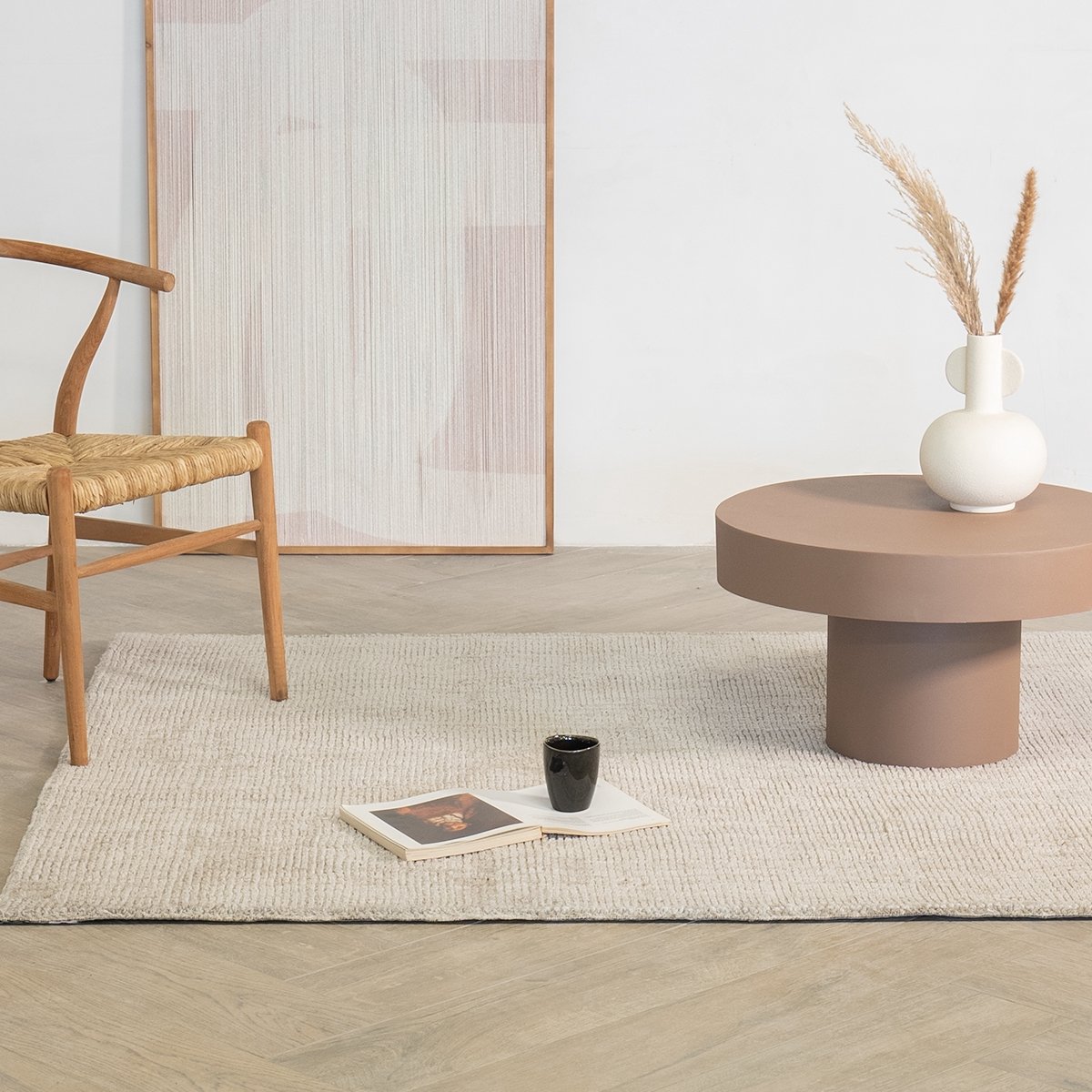 Giga Meubel Vloerkleed Mies - 160x230cm - Greige