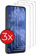 Protecteur d'écran adapté pour Google Pixel 8a Protecteur d'écran en Tempered Glass Glas - Protecteur d'écran adapté pour Google Pixel 8a Protecteur d'écran - 3 PACK