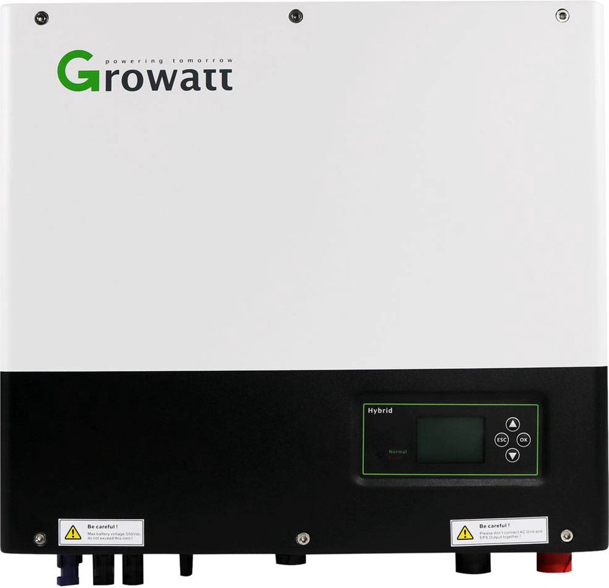 Growatt SPH7000TL3-BH-UP 7kW Hybride Omvormer 3-fasig Inclusief Slimme Meter TPM-E 3-fasig