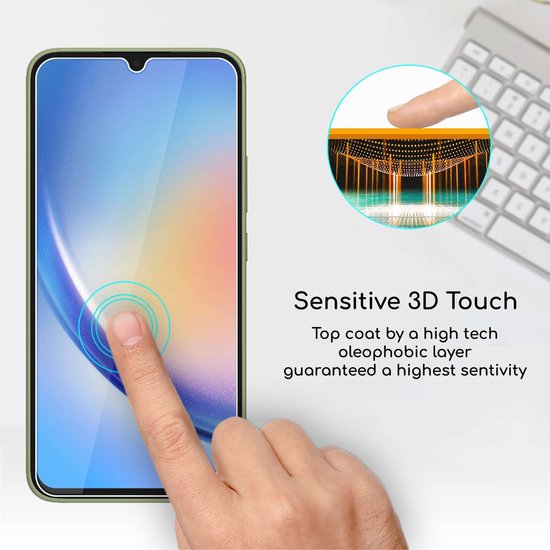 ebestStar - Verre Trempé x2 compatible avec Samsung Galaxy A34 5G, Vitre Protection, Film Anti Casse, Anti Rayures, Sans bulles