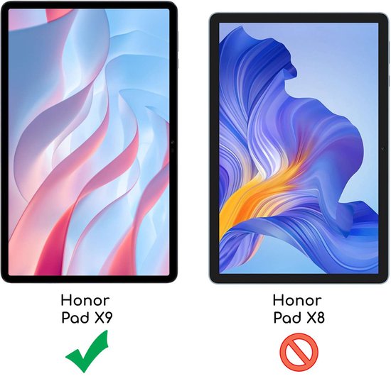 Coque Silicone Ultra Fine + Verre Trempé Pour Honor Pad X9 (2023) - Transparent - Neuf