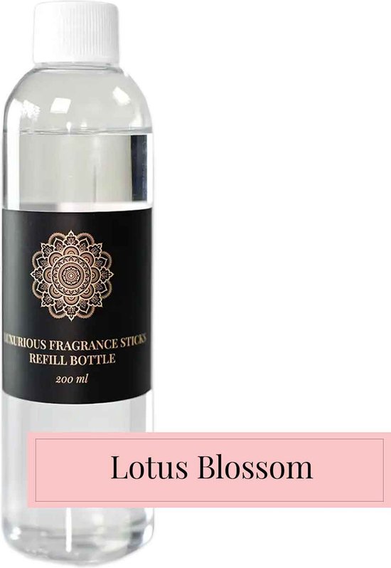 Navulfles voor Geurstokjes - 200 ml - Lotus Blossom