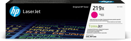 HP 219X - Originele LaserJet Tonercartridge - Magenta