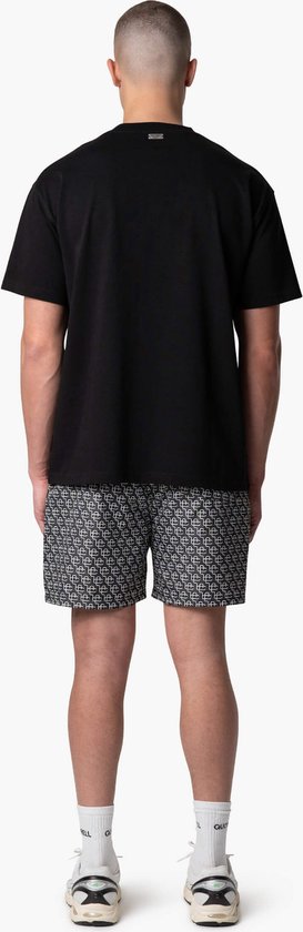 Quotrell Couture - FLORENCE T-SHIRT - BLACK/ANTHRACITE - XS