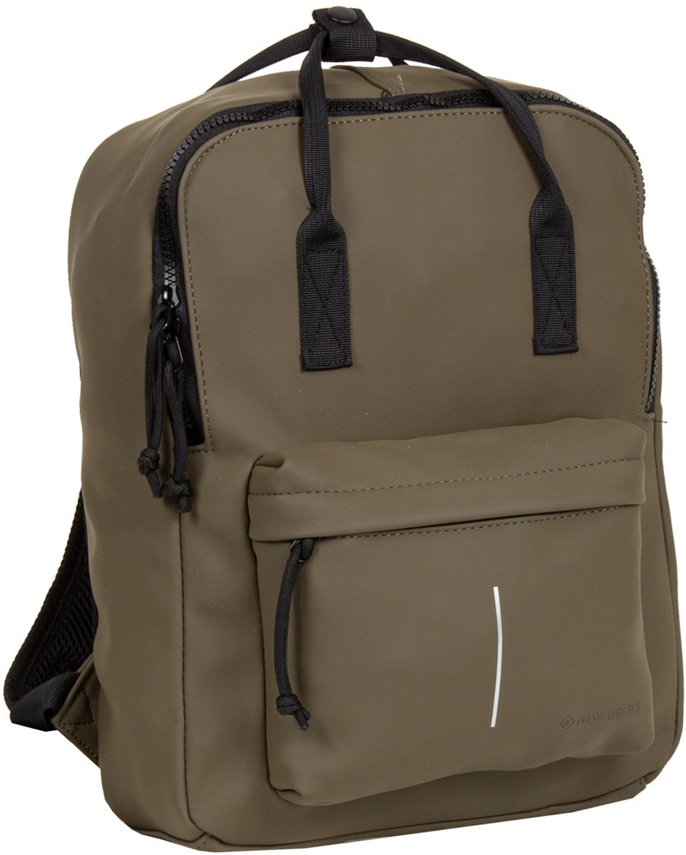 New Rebels Mart Chicago Olijf Groen 9L Rugtas Waterafstotend Laptop 13