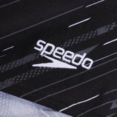 Speedo Mens Hyper Boom V-Cut Aquashort Black / USA Charcoal / White