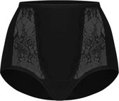 Basics high waist met kant zwart voor Dames | Maat XL