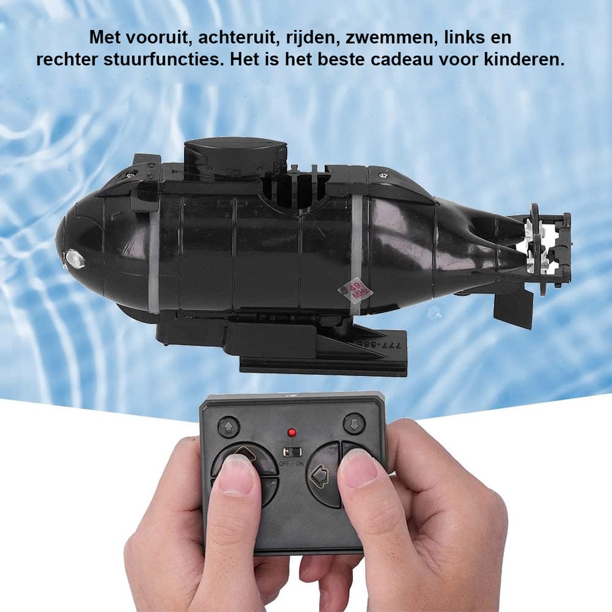 HUSHUI Mini Jouet sous-Marin RC, télécommande à 6 canaux sous l'eau HUSHUI Mini Jouet sous-Marin RC, télécommande à 6 canaux sous l'eau